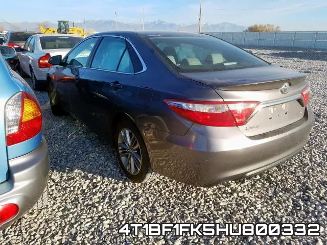 4T1BF1FK5HU800332 фото 2