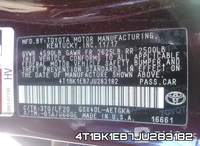 4T1BK1EB7JU283182 фото 6