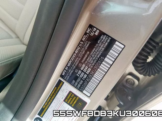55SWF8DB3KU300606 фото 2