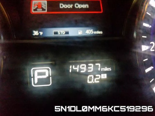 5N1DL0MM6KC519296 фото 7