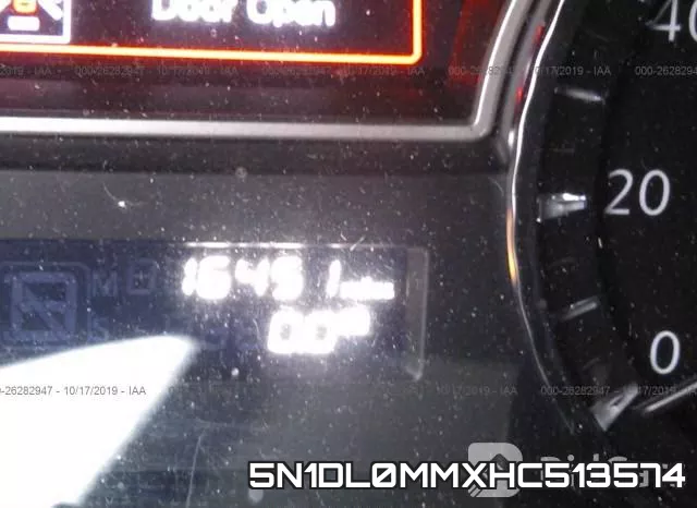 5N1DL0MMXHC513574 фото 8