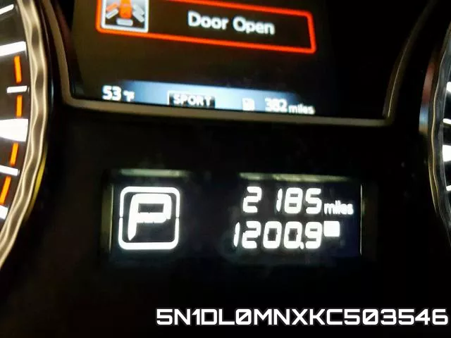5N1DL0MNXKC503546 фото 8