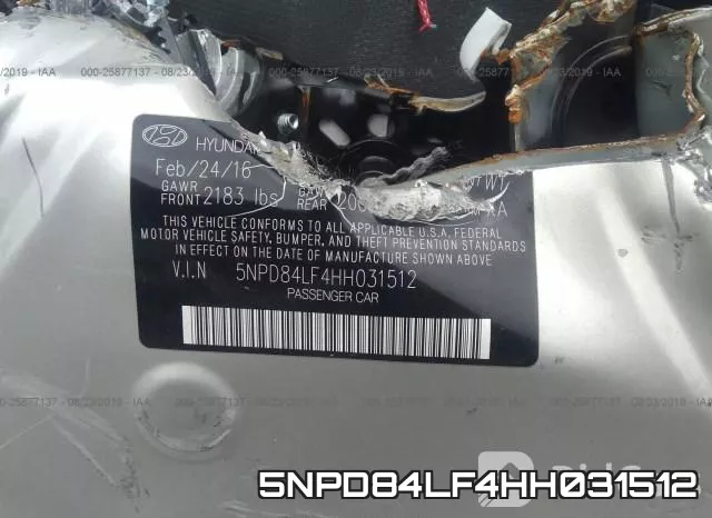 5NPD84LF4HH031512 фото 9