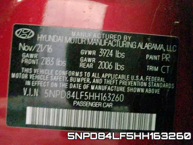 5NPD84LF5HH163260 фото 2
