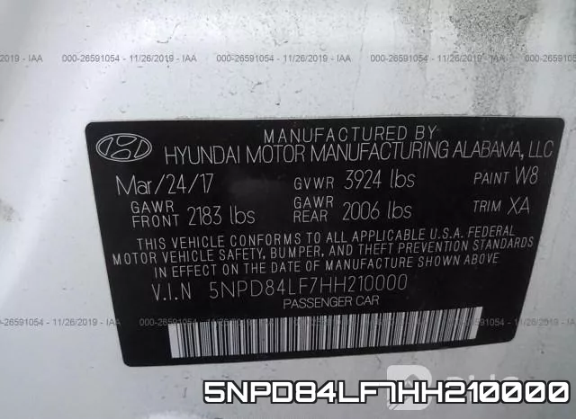 5NPD84LF7HH210000 фото 10
