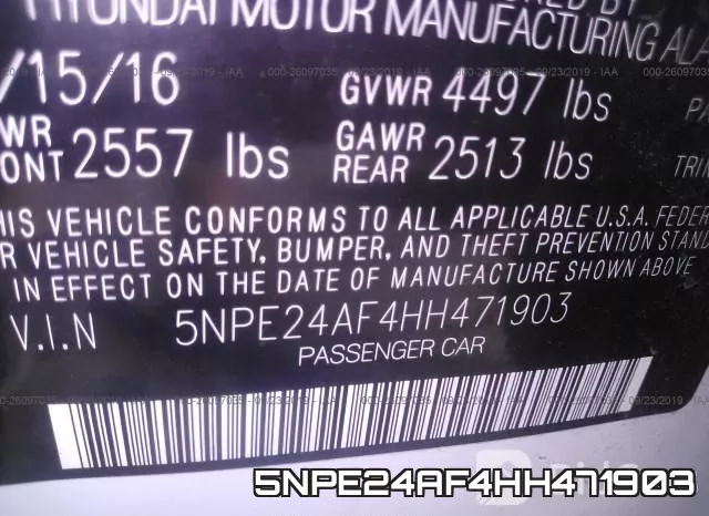 5NPE24AF4HH471903 фото 6