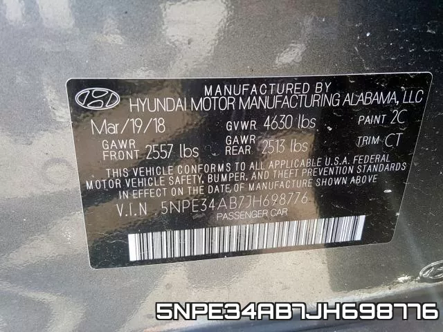 5NPE34AB7JH698776 фото 2