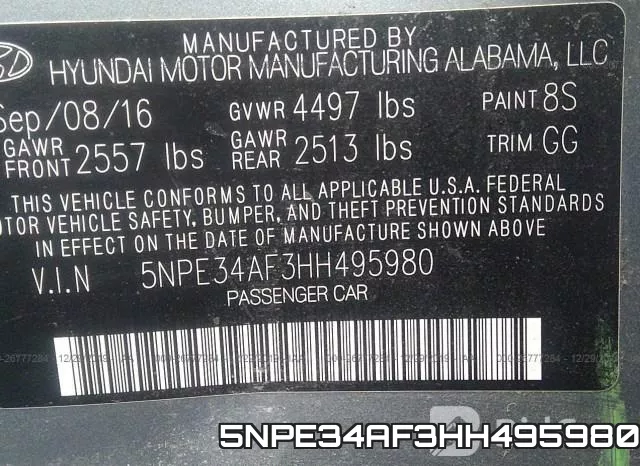 5NPE34AF3HH495980 фото 10
