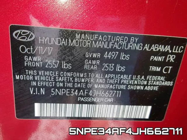 5NPE34AF4JH662711 фото 2