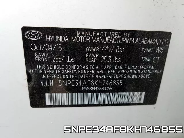 5NPE34AF8KH746855 фото 2