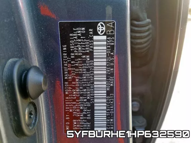 5YFBURHE1HP632590 фото 2