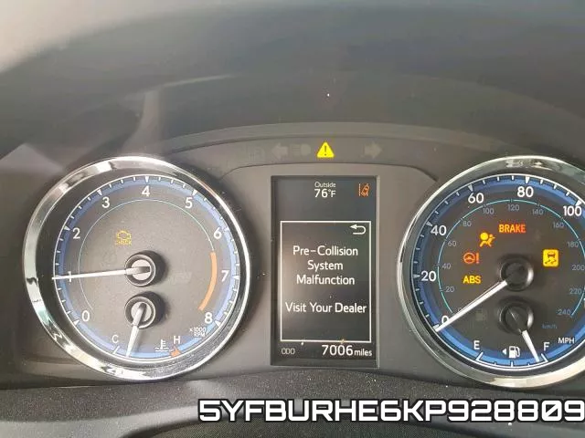 5YFBURHE6KP928809 фото 8