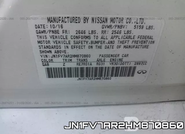 JN1FV7AR2HM870860 фото 10