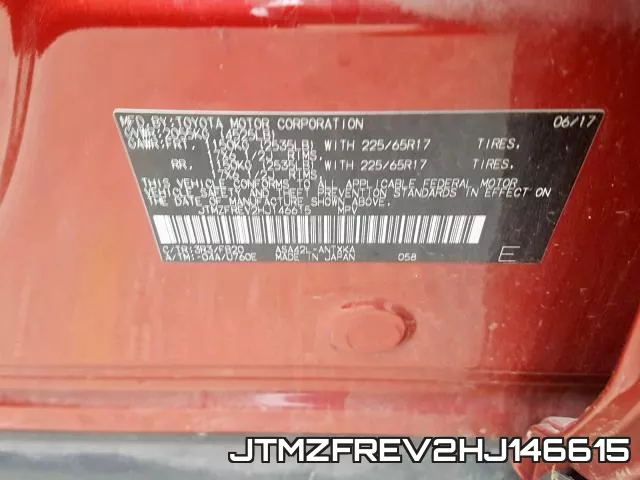 JTMZFREV2HJ146615 фото 2