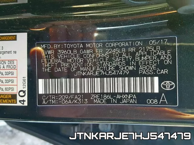 JTNKARJE7HJ547479 фото 2