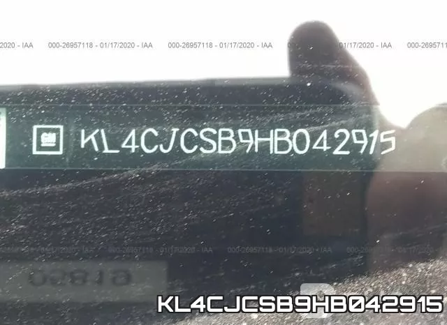 KL4CJCSB9HB042915 фото 9