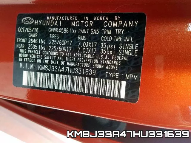 KM8J33A47HU331639 фото 2