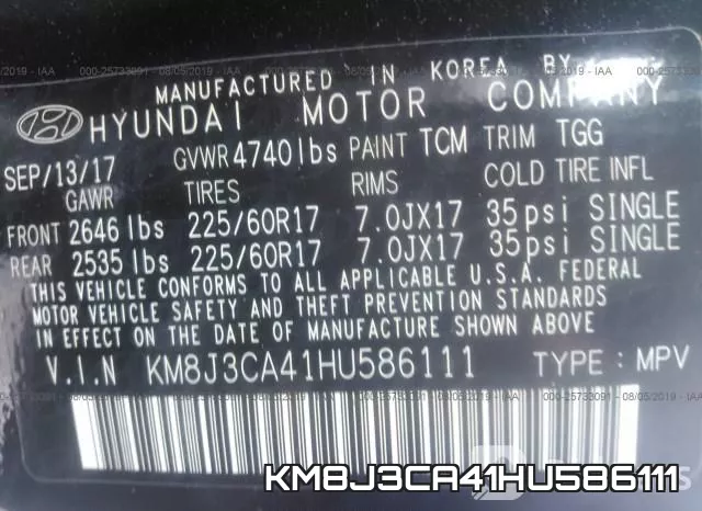 KM8J3CA41HU586111 фото 10