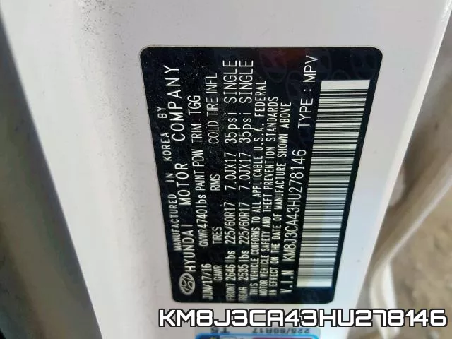 KM8J3CA43HU278146 фото 2