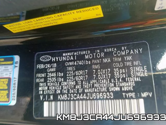 KM8J3CA44JU696933 фото 2