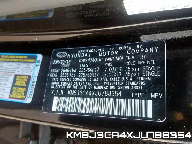 KM8J3CA4XJU788354 фото 2