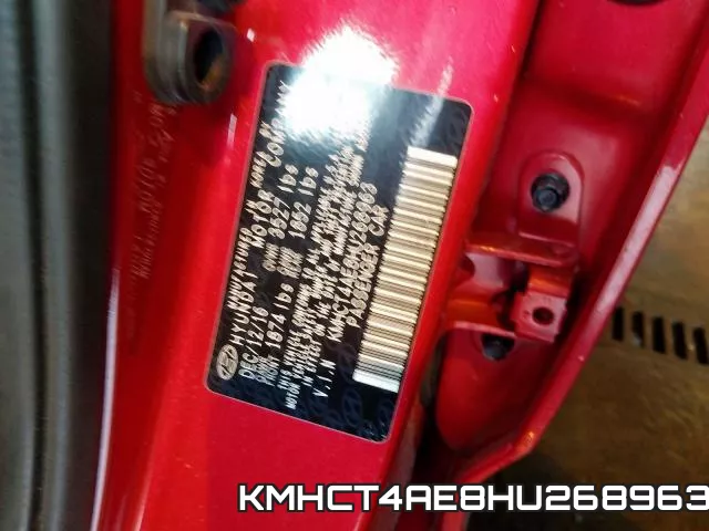 KMHCT4AE8HU268963 фото 2