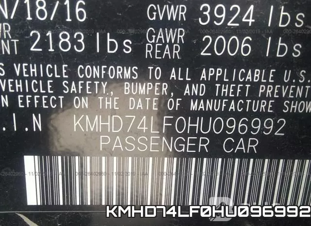 KMHD74LF0HU096992 фото 10