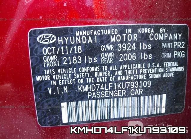 KMHD74LF1KU793109 фото 10