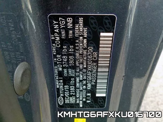 KMHTG6AFXKU016700 фото 2