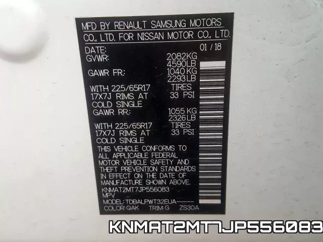 KNMAT2MT7JP556083 фото 2