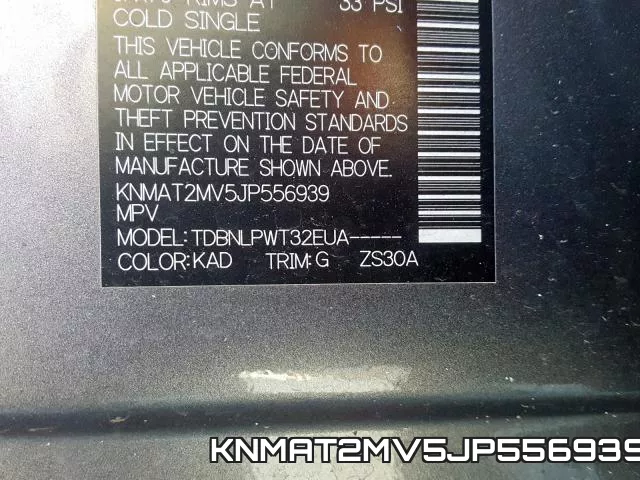 KNMAT2MV5JP556939 фото 2