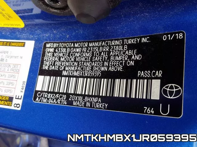 NMTKHMBX1JR059395 фото 2