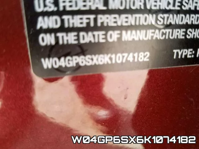 W04GP6SX6K1074182 фото 2