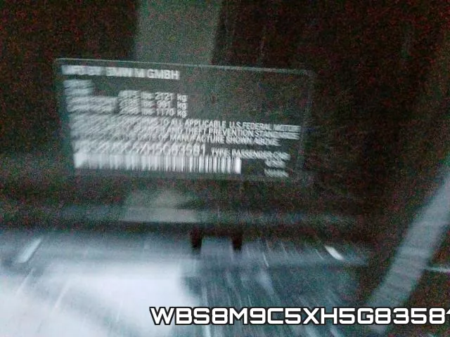 WBS8M9C5XH5G83581 фото 2