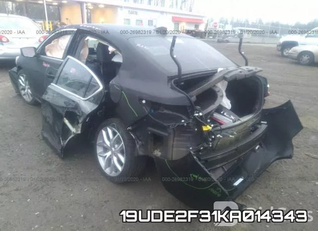 19UDE2F31KA014343 фото 4