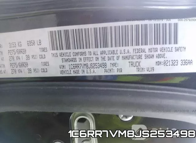1C6RR7VM8JS253498 фото 4