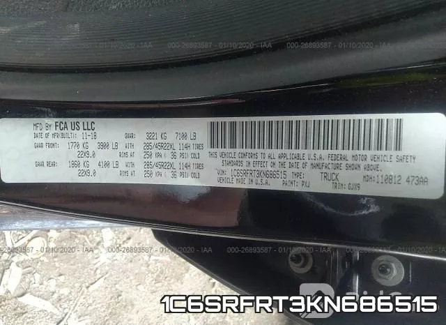 1C6SRFRT3KN686515 фото 10