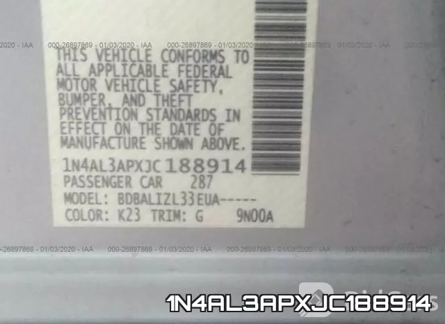 1N4AL3APXJC188914 фото 9