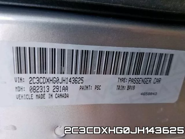 2C3CDXHG0JH143625 фото 2