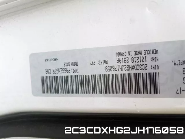 2C3CDXHG2JH176058 фото 2