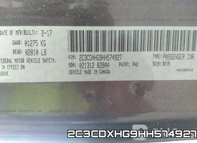2C3CDXHG9HH574927 фото 10