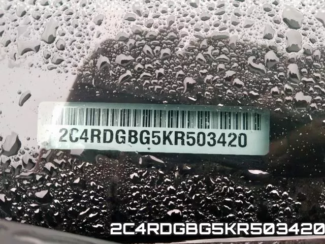 2C4RDGBG5KR503420 фото 2