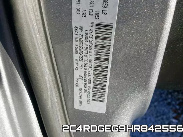 2C4RDGEG9HR842556 фото 2