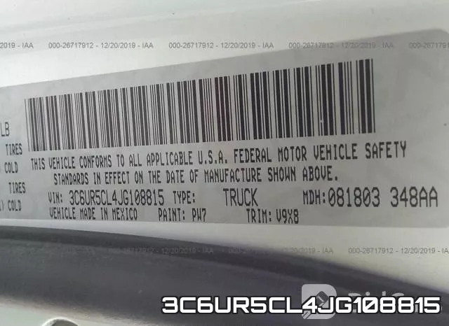 3C6UR5CL4JG108815 фото 9
