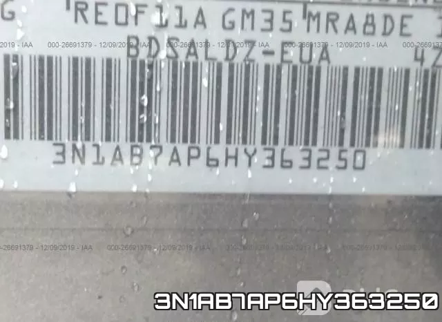 3N1AB7AP6HY363250 фото 9