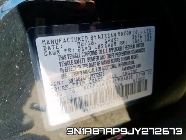 3N1AB7AP9JY272673 фото 2