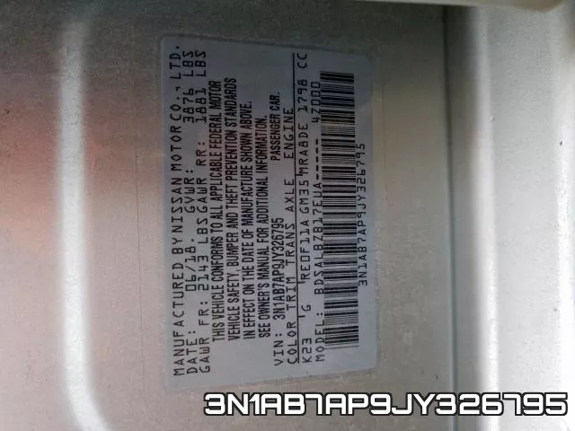 3N1AB7AP9JY326795 фото 2
