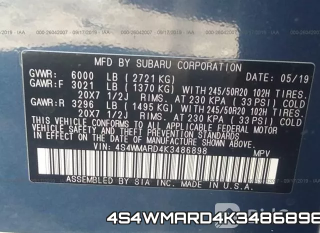 4S4WMARD4K3486898 фото 7
