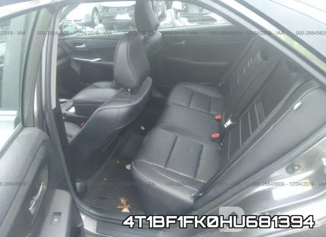 4T1BF1FK0HU681394 фото 8