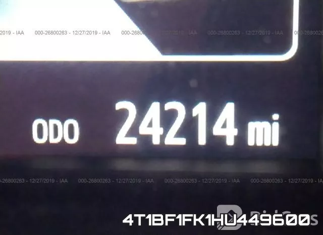 4T1BF1FK1HU449600 фото 8